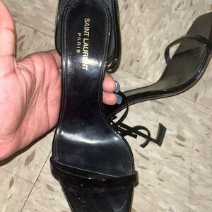 YSL heels , worn 3 times ! Still in good condition .. comes with box and receipt